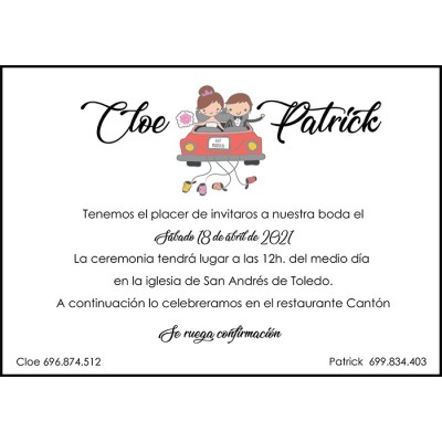 Invitaciones de boda