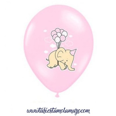 Globos Dumbo Rosa Baby