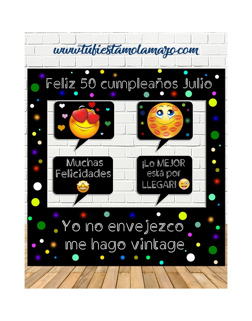 Photocall infantil cumpleaños - Tu Fiesta Mola Mazo