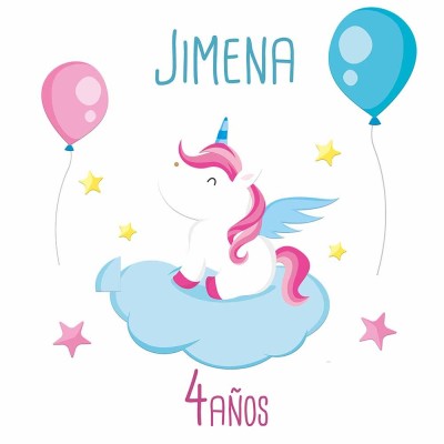 Cartel Cumpleaños Unicornio