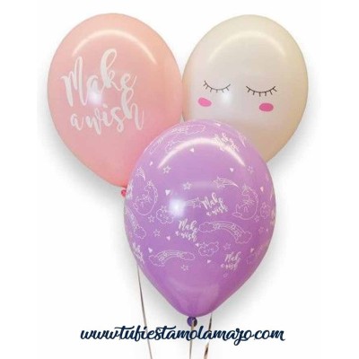 Globos DECO Make a wish