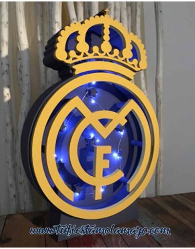 Caja Luz corcho del Real Madrid - Tu Fiesta Mola Mazo