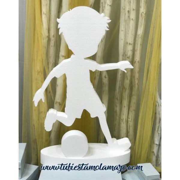 Figura corcho Futbolista Niño