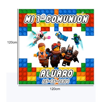 Cartel Bienvenida de Lego