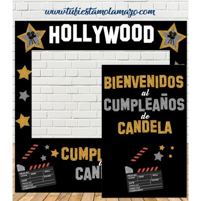 Photocall Cumpleaños de Hollywood