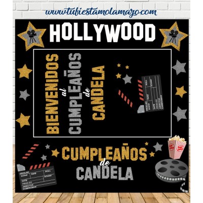 Photocall Cumpleaños de Hollywood