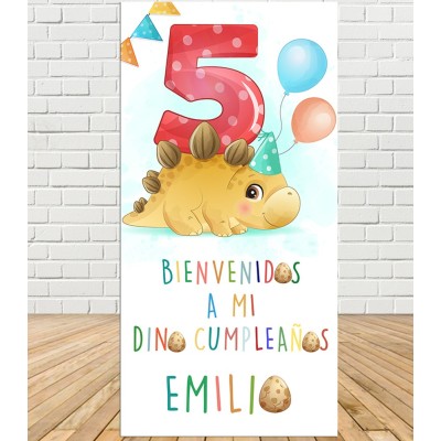 Cartel Bienveida Cumpleaños Jungla- Tu Fiesta Mola Mazo