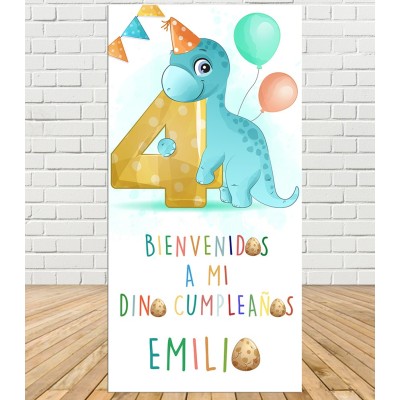 Cartel Bienveida Cumpleaños Jungla- Tu Fiesta Mola Mazo