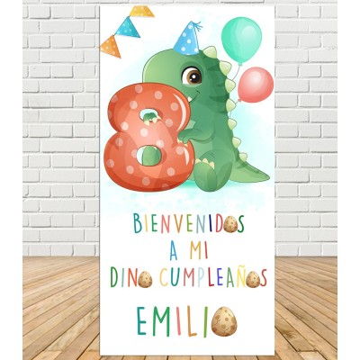 Cartel Bienveida Cumpleaños Jungla- Tu Fiesta Mola Mazo