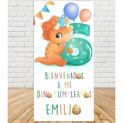 Cartel Bienveida Cumpleaños Jungla- Tu Fiesta Mola Mazo