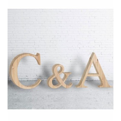 Letras Madera Boda