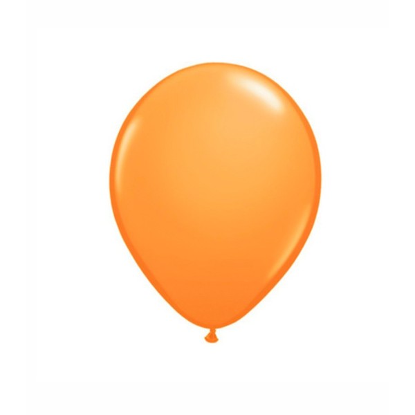 Globos Redondos 5" Standard Naranja Qualatex