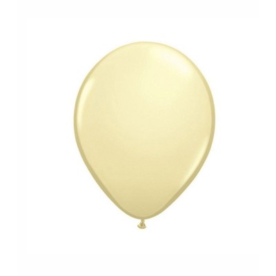 Globos Redondos  Standard Ivory Silk Qualatex