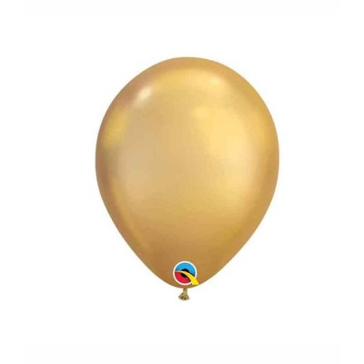 Globos Redondos Standard Chrome Oro Qualatex