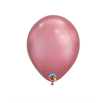 Globos Redondos Standard Chrome Malva Qualatex