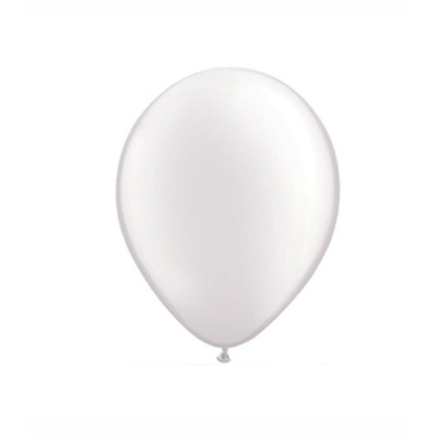 Globos Redondos Standard Perlado Blanco Qualatex