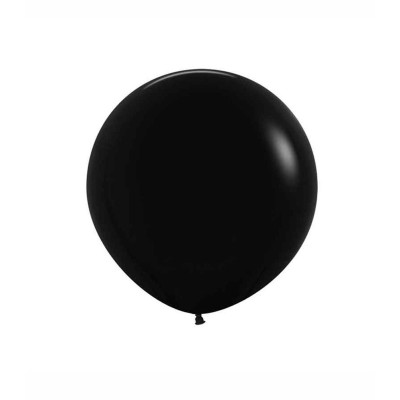 Globos Látex 24" Fashion sólido Negro