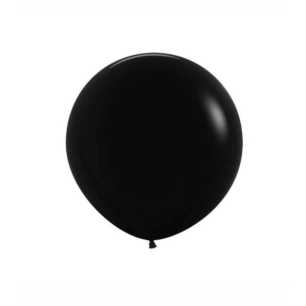 Globos de Látex 24" Fashion sólido Negro