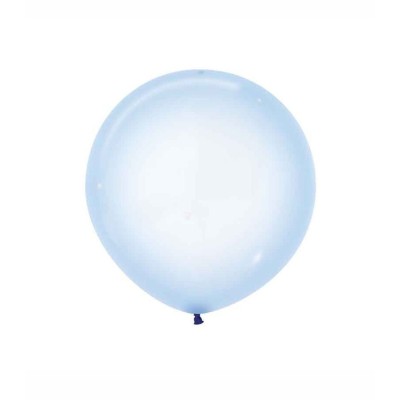 Globos de Látex 24" Cristal Pastel Azul