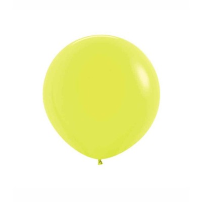 Globos de látex 24" Neon Amarillo