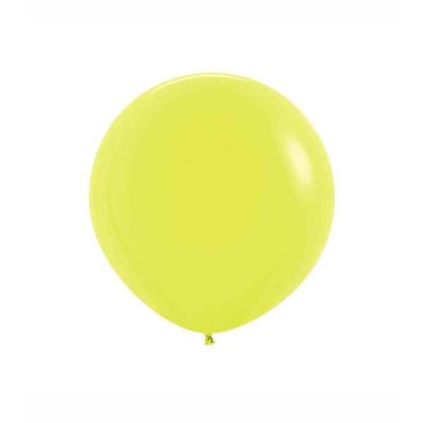 Globos de látex 24" Neon Amarillo