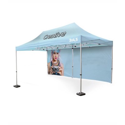 Carpa publicitaria plegable