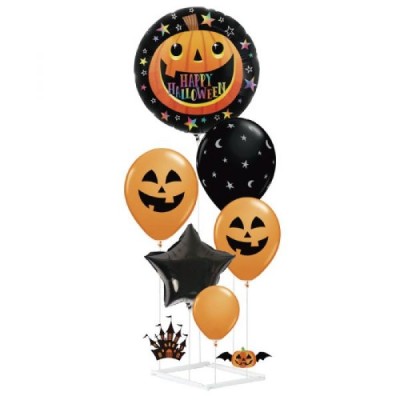 Set Decoración Globos con Soporte Halloween