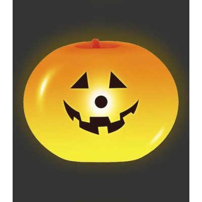 globos luminosos LED 25cm Calabaza Halloween