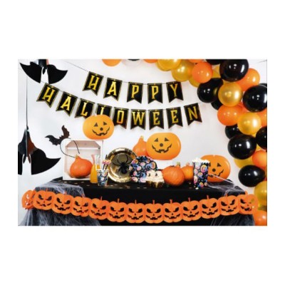 globos luminosos LED 25cm Calabaza Halloween