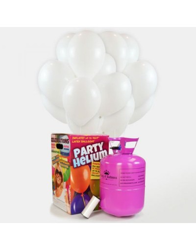 COMPRA Pack de helio con Globos Blancos - Tu Fiesta Mola Mazo