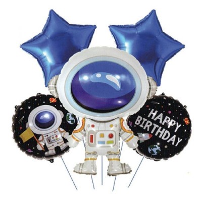 Globos Foil Metálicos Espacio Exterior