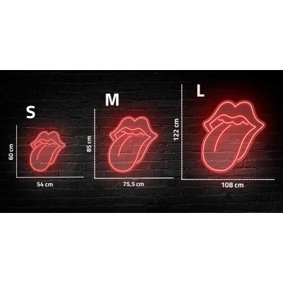 Neón Labios Rolling Stones