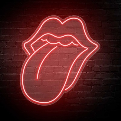 Neón Labios Rolling Stones