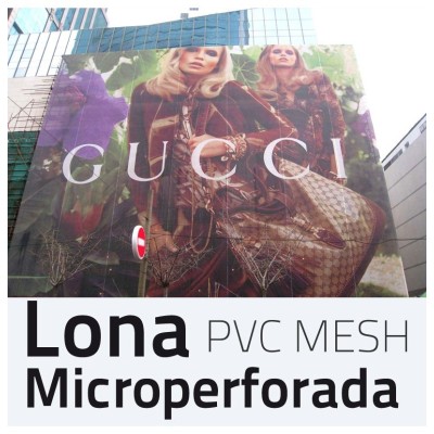 Lona impresa microperforada Mesh