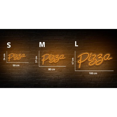 Neón Letras Pizza