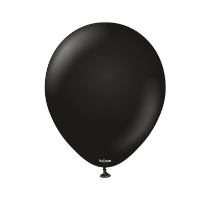 Globos de Látex Standard Negro Kalisan