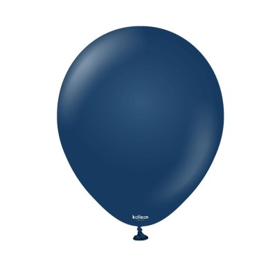 Globos de Látex Standard Navy Blue Kalisan