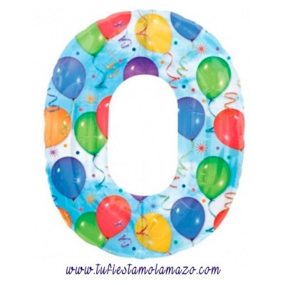 Globos de números de globos