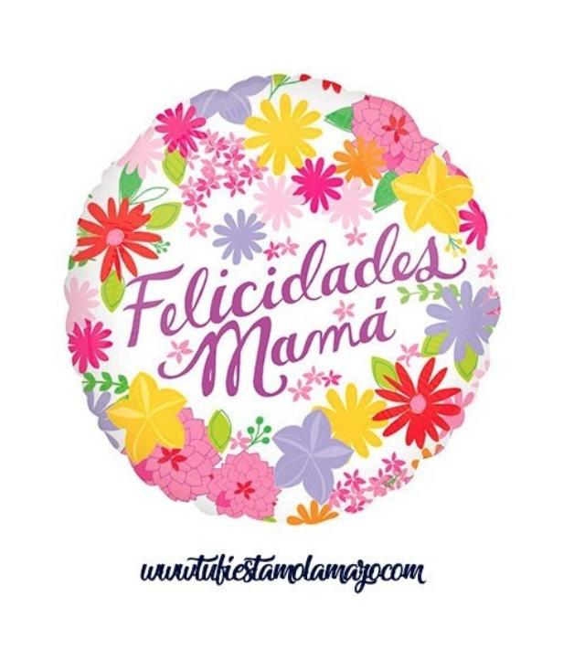 Globo para felicitar en el Día de la Madre