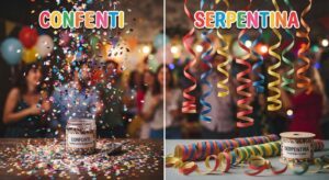 Lee más sobre el artículo ¿Cuál es la diferencia entre una serpentina y el confeti?