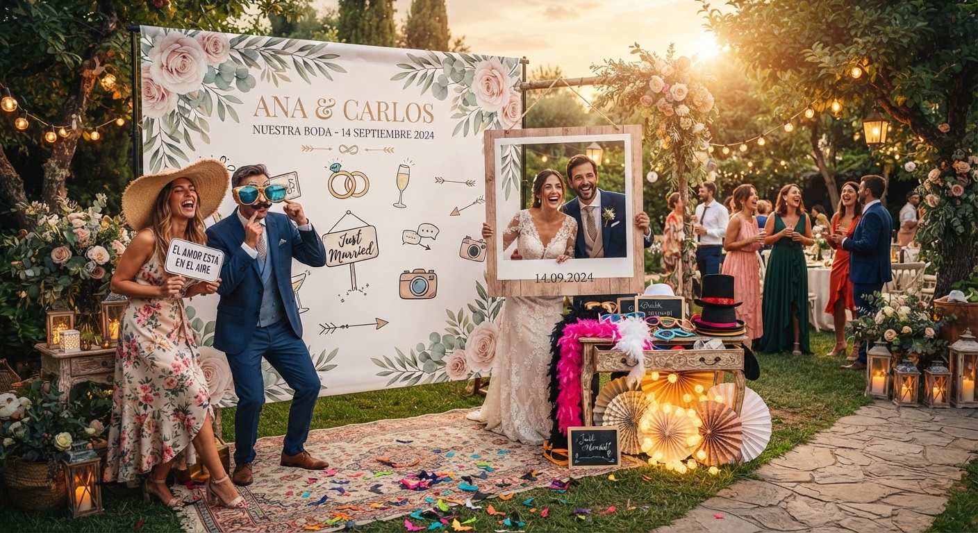 Photocall personalizado para fiestas