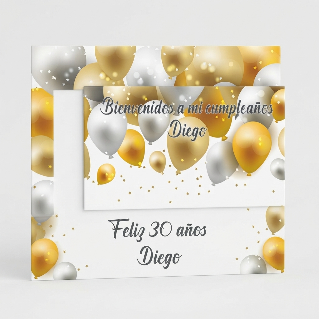 Maco Cumpleaños con globos